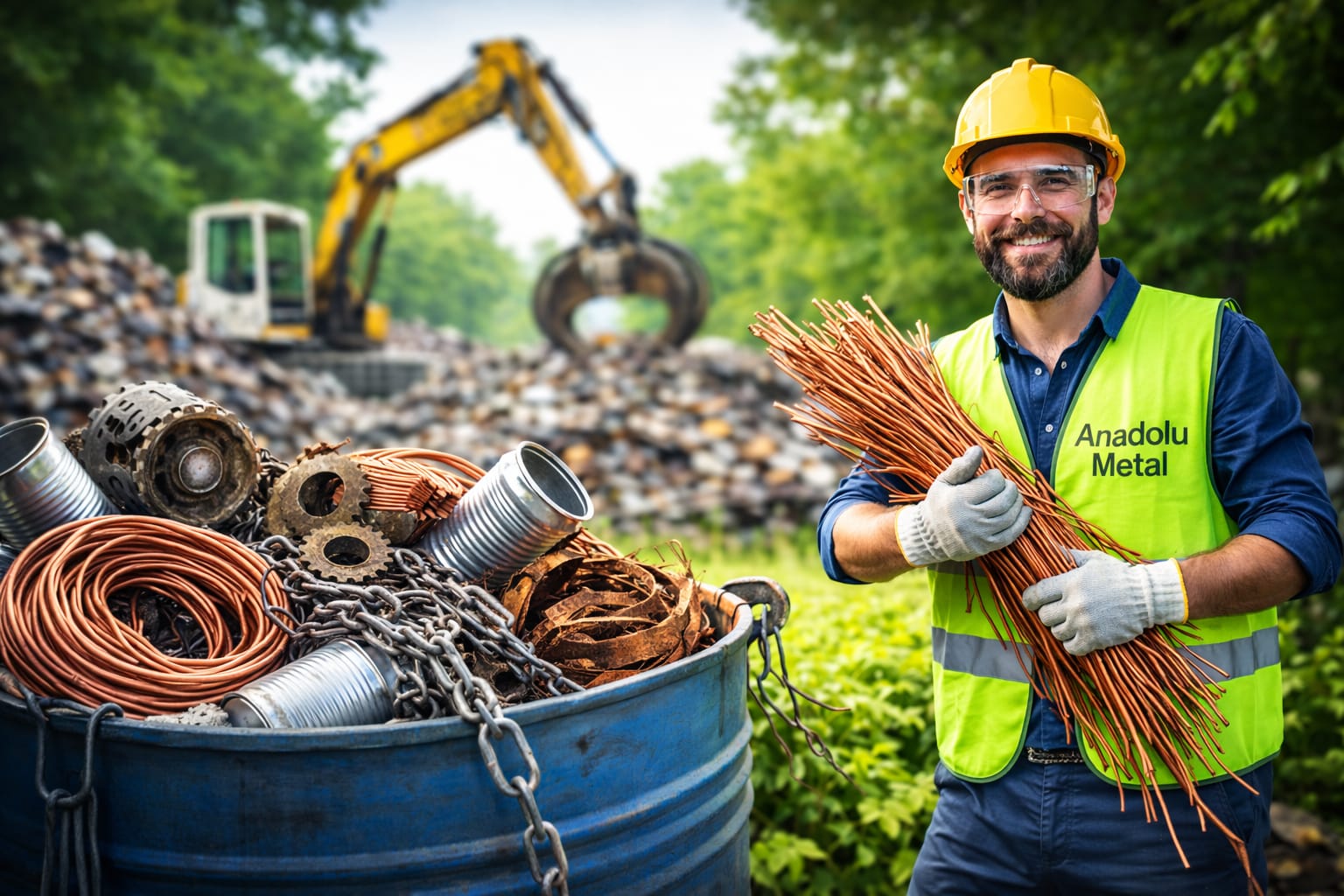 En Yakın Hurdacı bakır, demir, kablo, sarı, krom hurda alımı